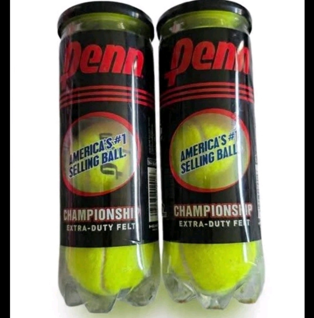 New 2 Three packs Of Penn Championship Extra Duty Felt Tennis Balls